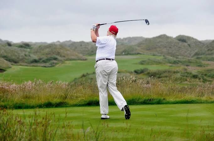 trump golf