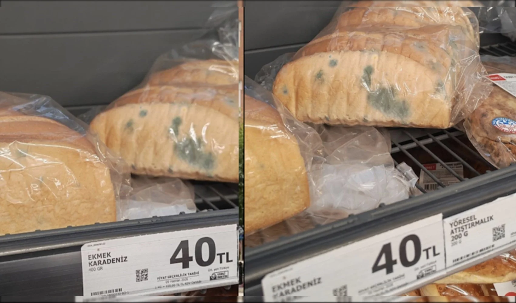 Kapak Zincir Markette Kuflu Ekmek Tepkisi Rafta Etiketiyle Satildi 178122