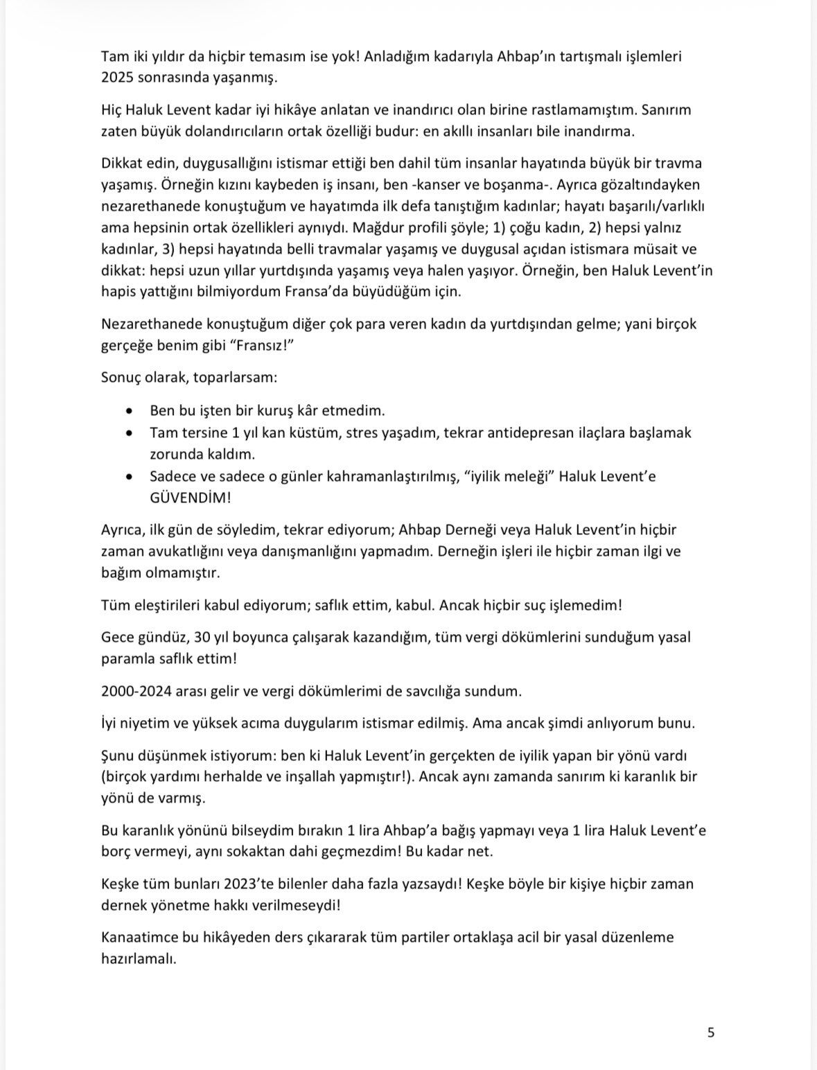 Mektup 5