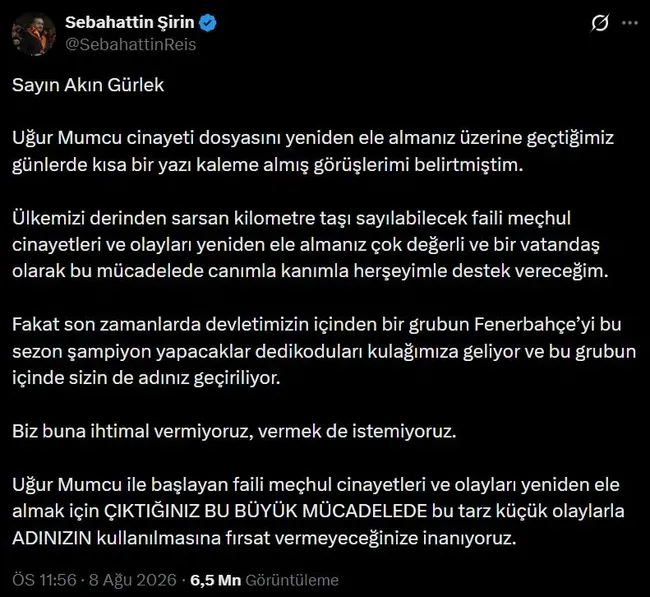 0X0 Son Dakika Ultraaslan Lideri Sebahattin Sirin Gozaltina Alindi 1786277339293