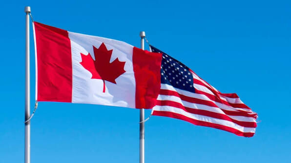 Canada Usa Flag