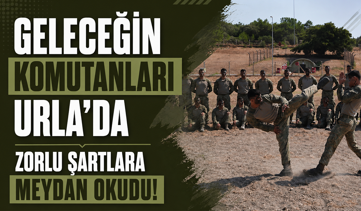 Geleceğin komutanları Urla'da zorlu şartlara meydan okudu!