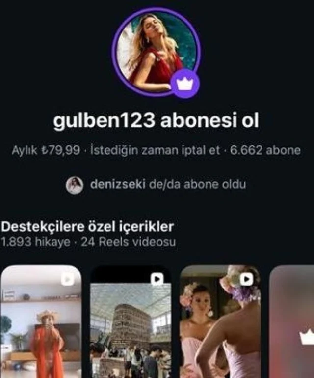 Gulben Ergen Sosyal Medyadan