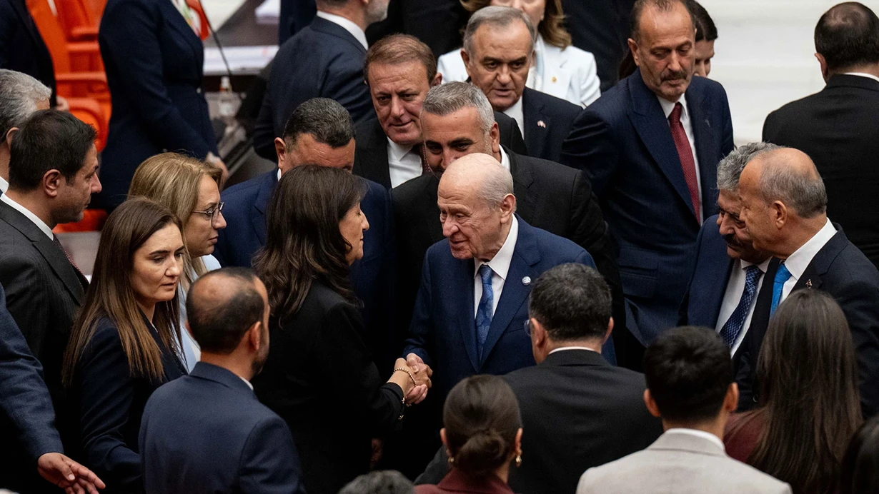 Mecliste Geceye Damga Vuran Goruntu Bahceli Dem Parti Siralarina Gitti Bxvq