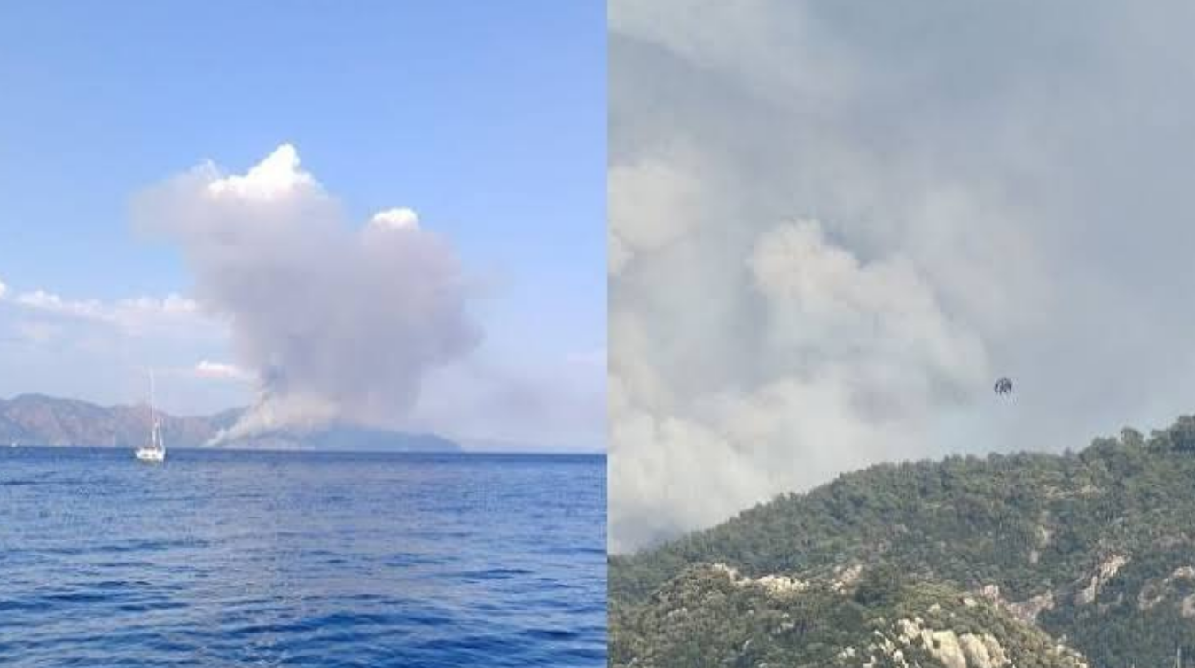 Muğla Marmaris'te Orman Yangını