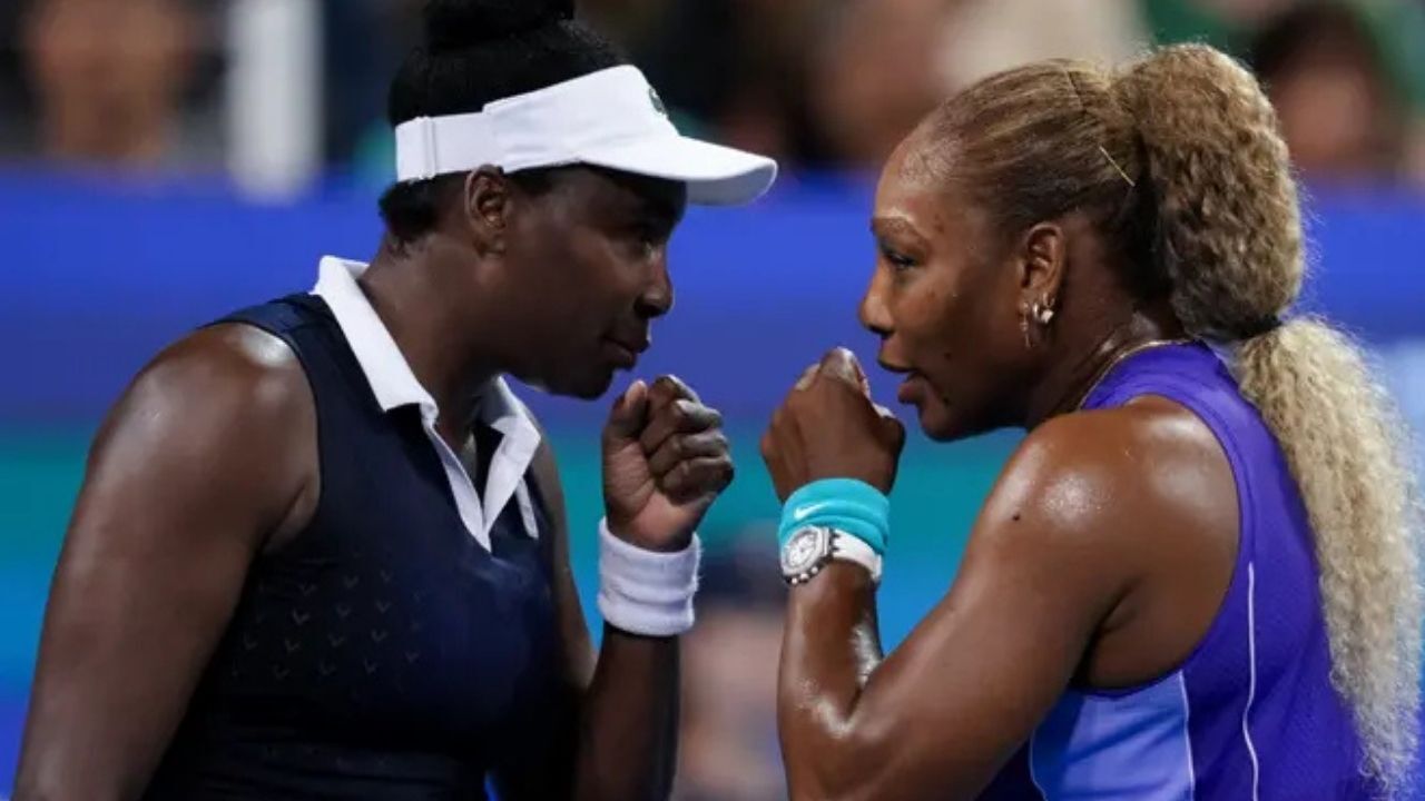 Serena ve Venus Williams kardeşler Cincinnati'de podyumda