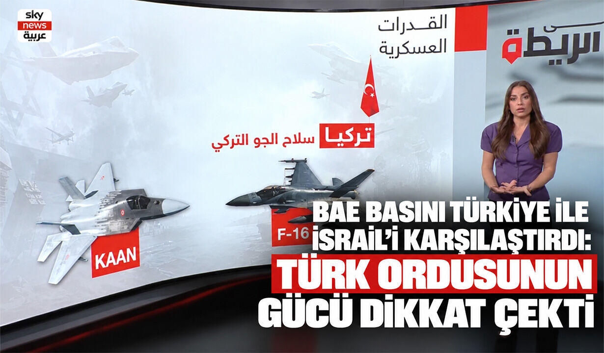 BAE'den Türkiye ve İsrail güç karşılaştırması: Ankara fark attı!