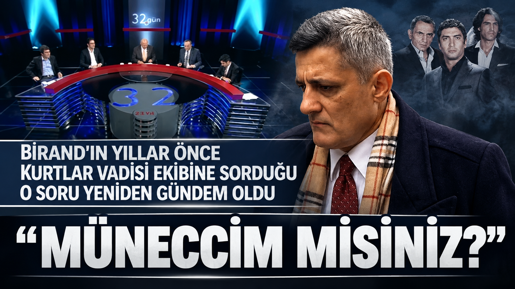 Birand’ın yıllar önce Kurtlar Vadisi ekibine sorduğu soru yeniden gündem oldu: “Müneccim misiniz?”