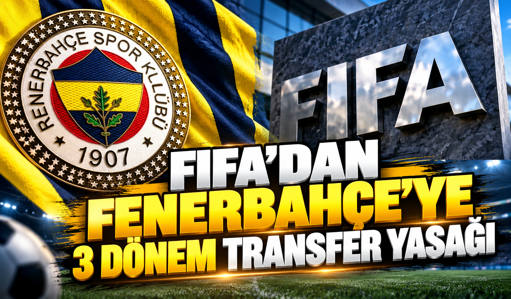 Fenerbahçe’ye FIFA’dan 3 dönem transfer yasağı!
