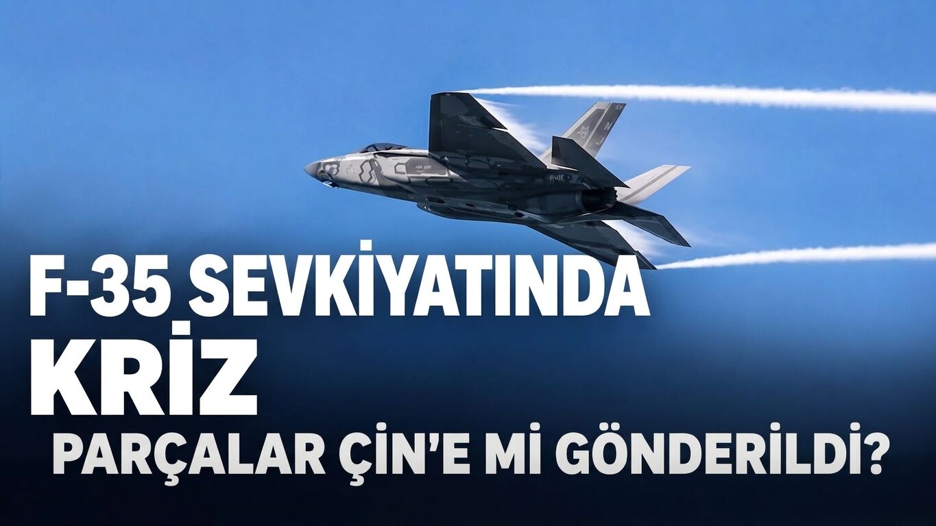 F-35 parçaları Çin'e mi gönderildi?
