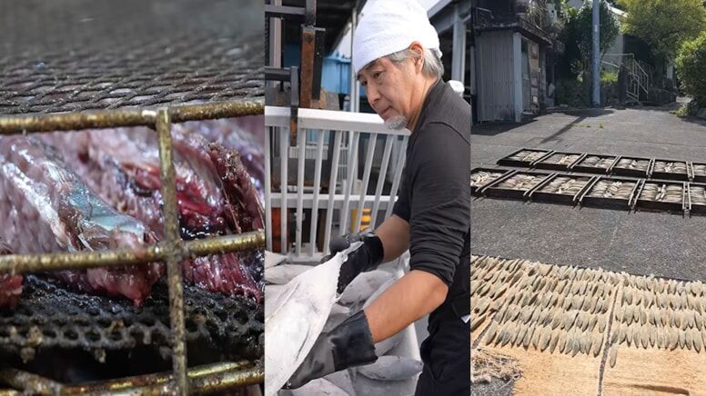 Japonlar palamudu böyle yiyor! Bıçak bile kesemiyor