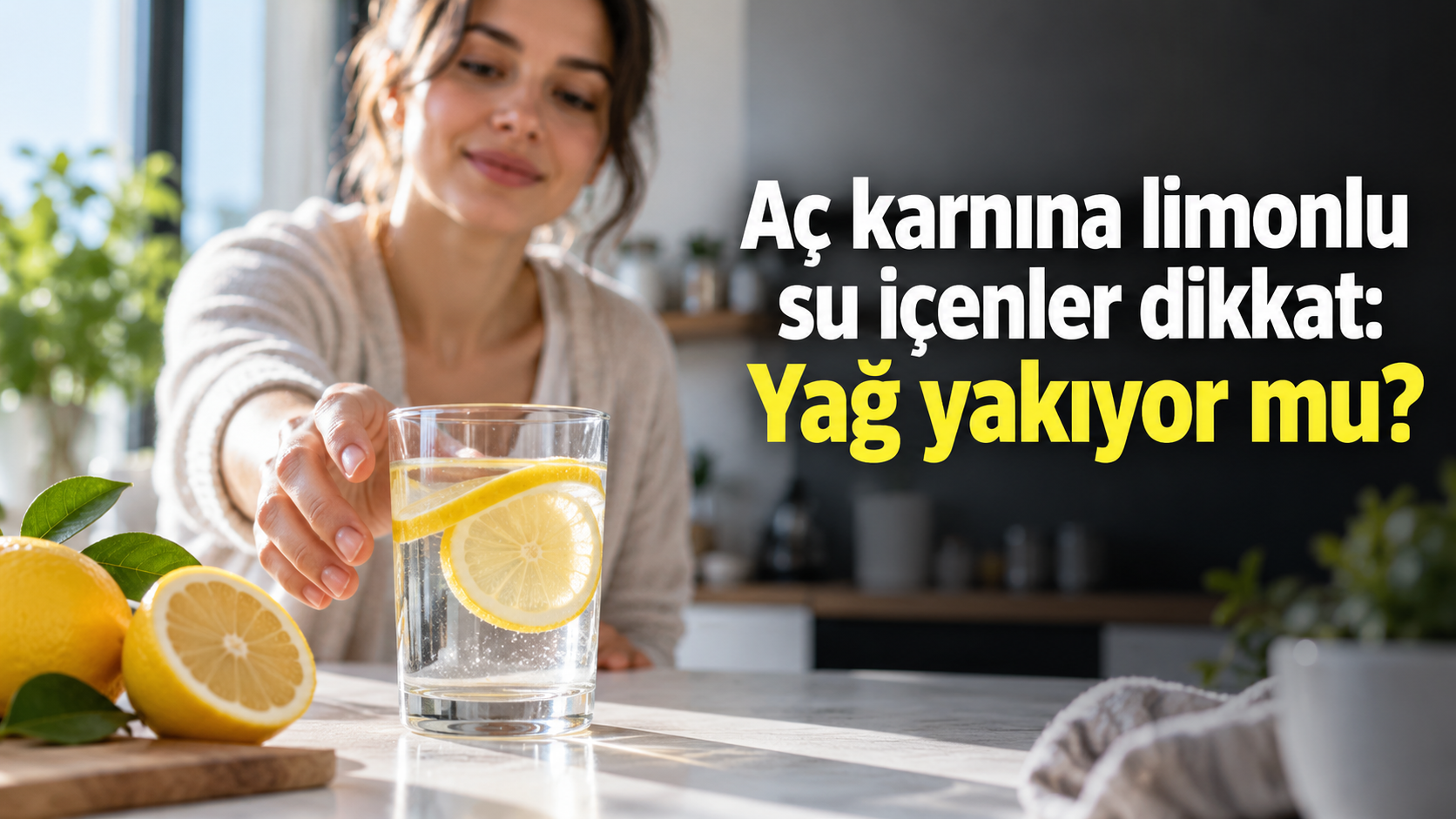 Aç karnına limonlu su içenler dikkat: Yağ yakıyor mu?