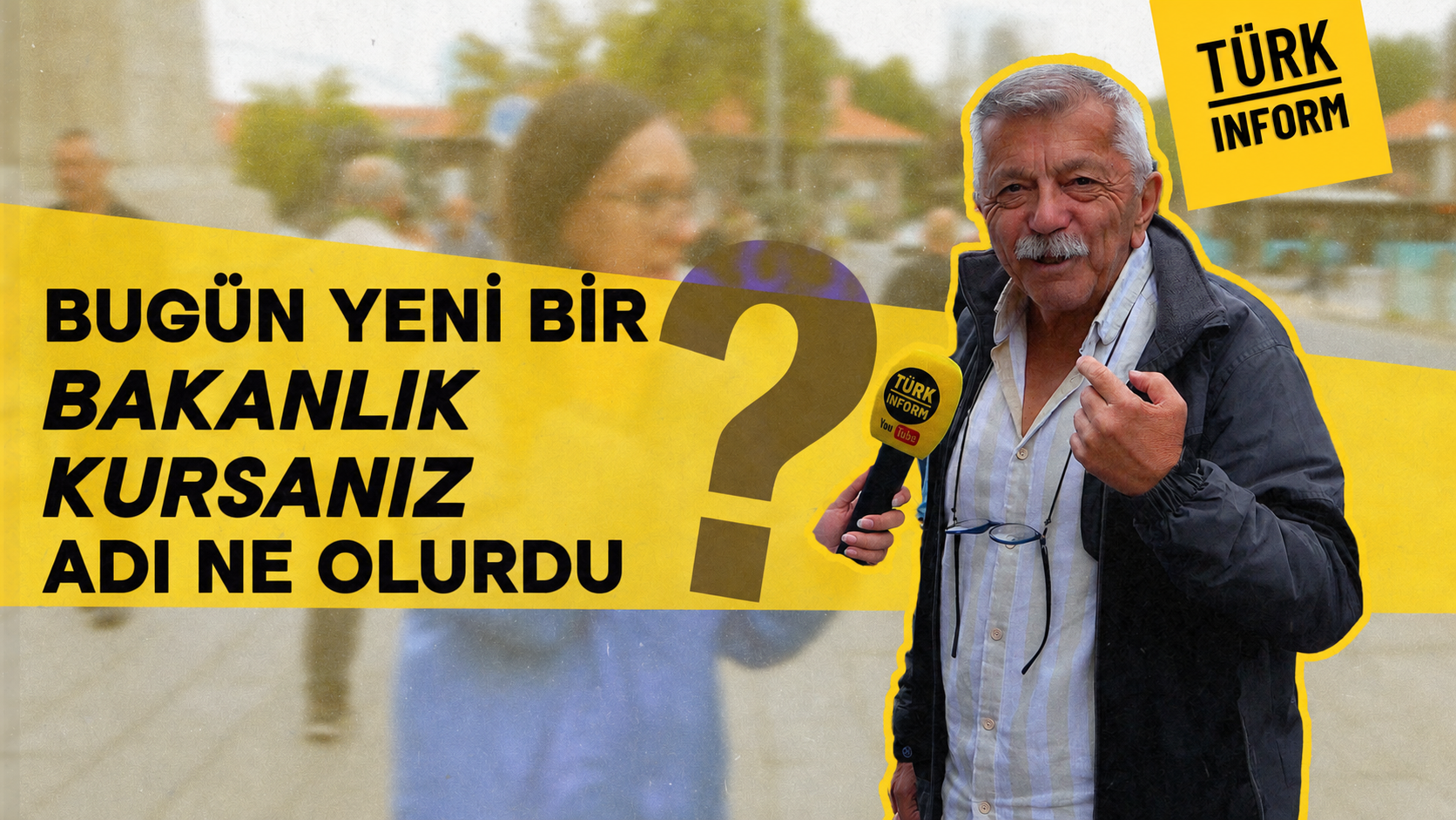 Bugün yeni bir bakanlık kursanız adı ne olurdu?