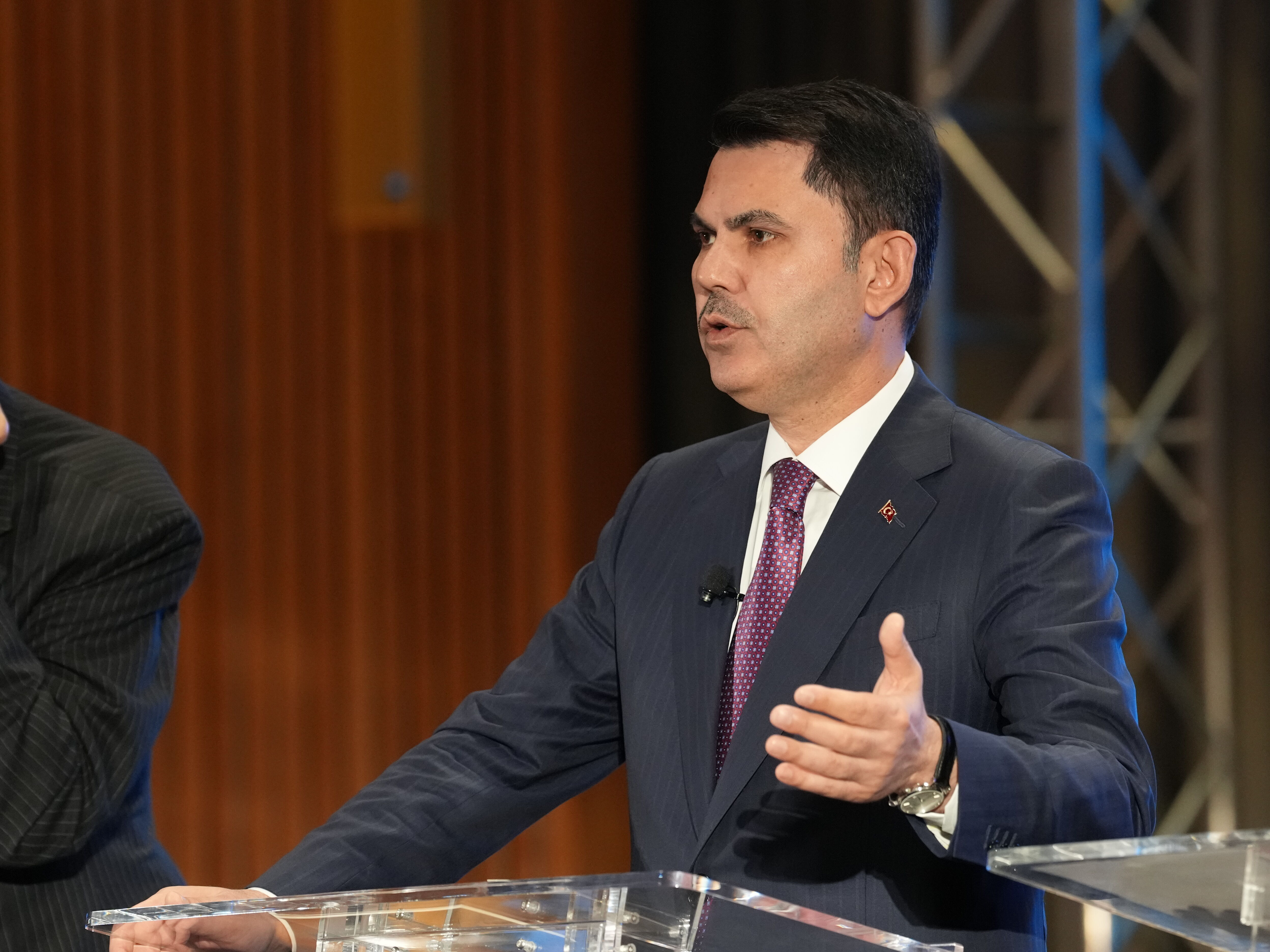 Murat Kurum Bm Genel Sekreteri̇ İkli̇m Eylemi̇ Ve Adi̇l Geçi̇ş Üst Düzey Toplantisi 08087