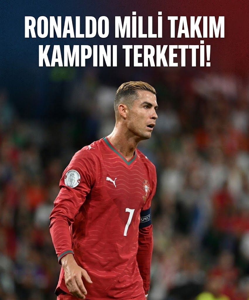 Ronaldo'nun cezası belli oldu! Milli Takım kampını terk etmişti