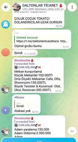 Telegram'da Okul Saldırısı Için 300 Bin Tl Istediler1