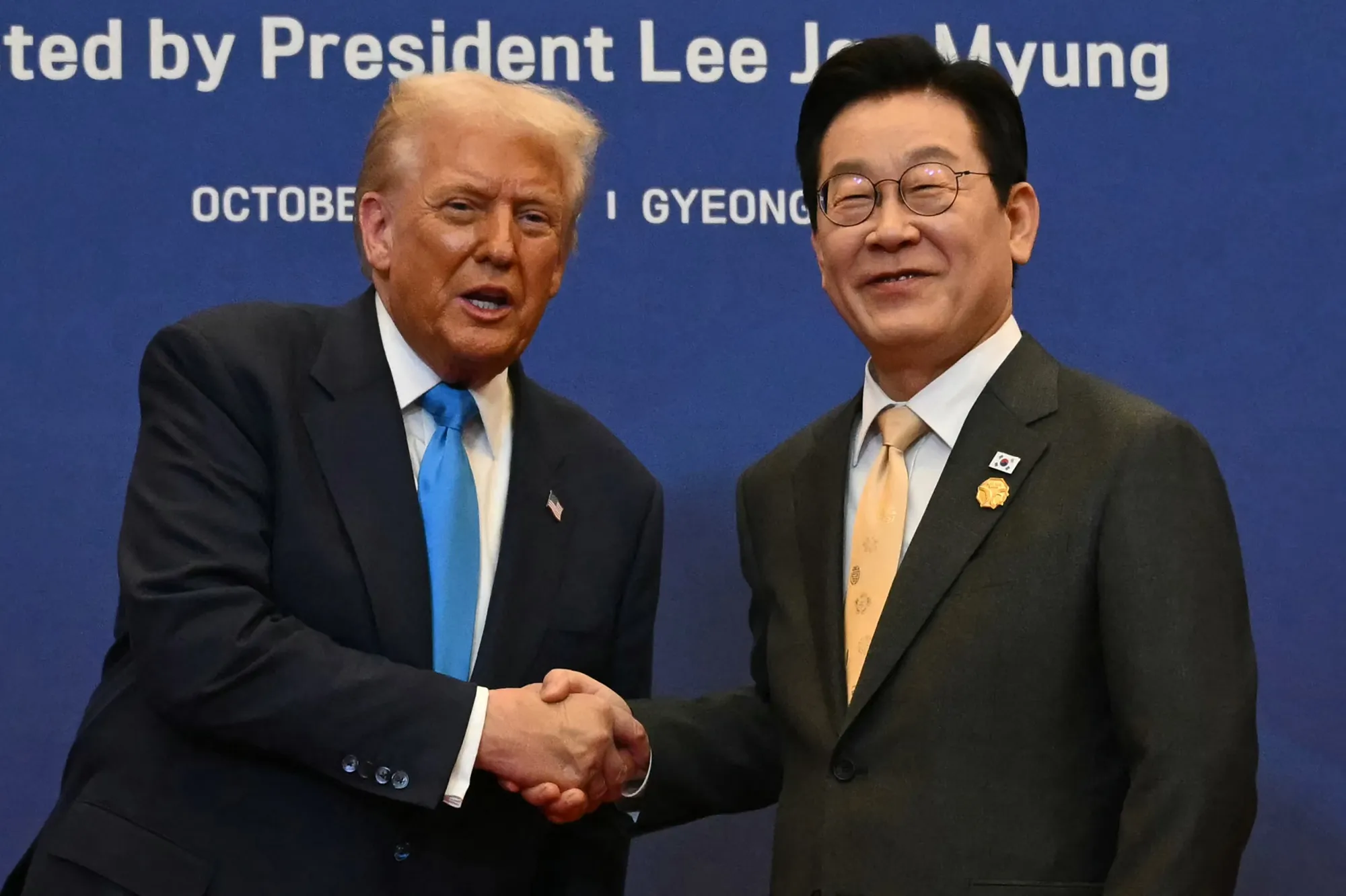 Trump Güney Kore Lee