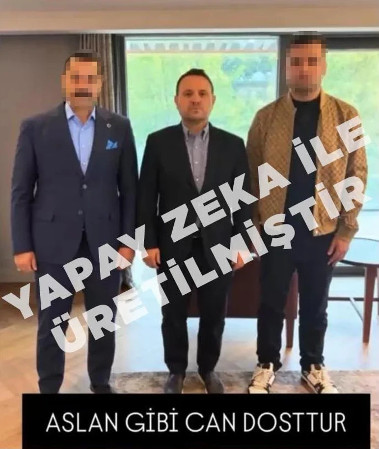 Yapay Zeka Ile Erdogan Ve Gurlekin Yanina Kendi Fotografini Koydu Gozaltina Alindi2