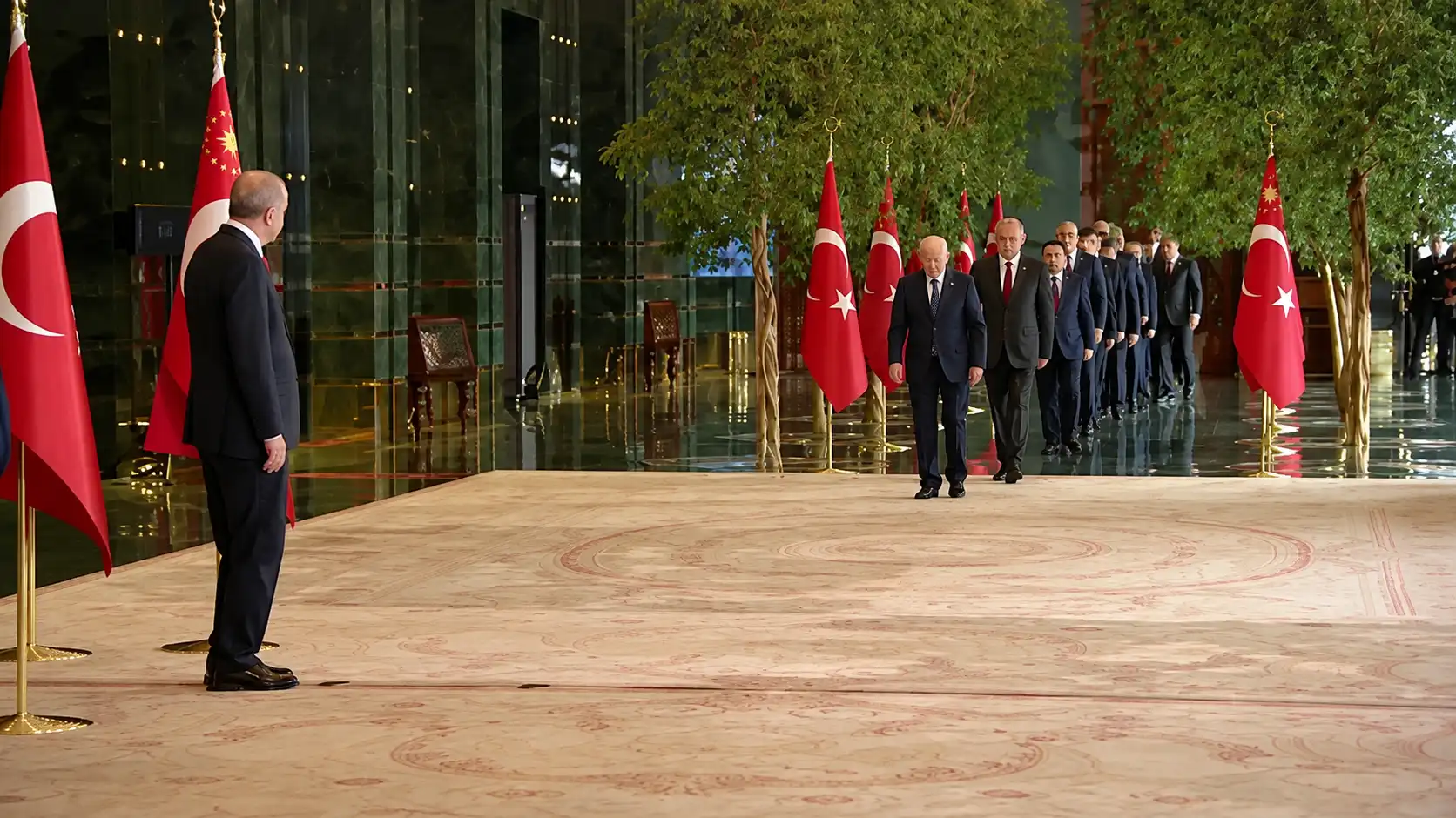 29 Ekim’de Külliye’de Tebrik Töreni Cumhurbaşkanı Erdoğan’dan Kabul (2)
