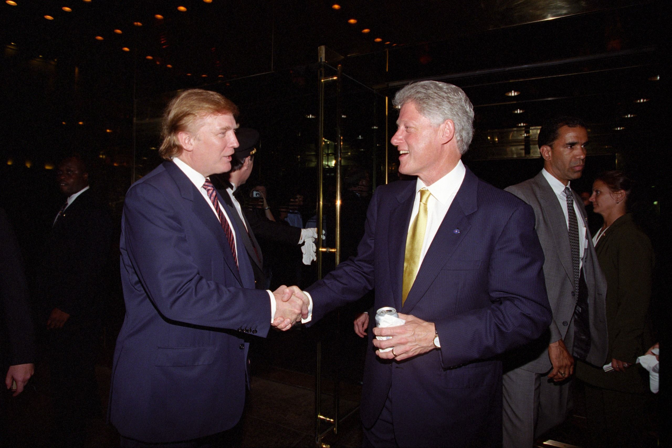 Abd'nin Eski Başkanı Bill Clinton Trump
