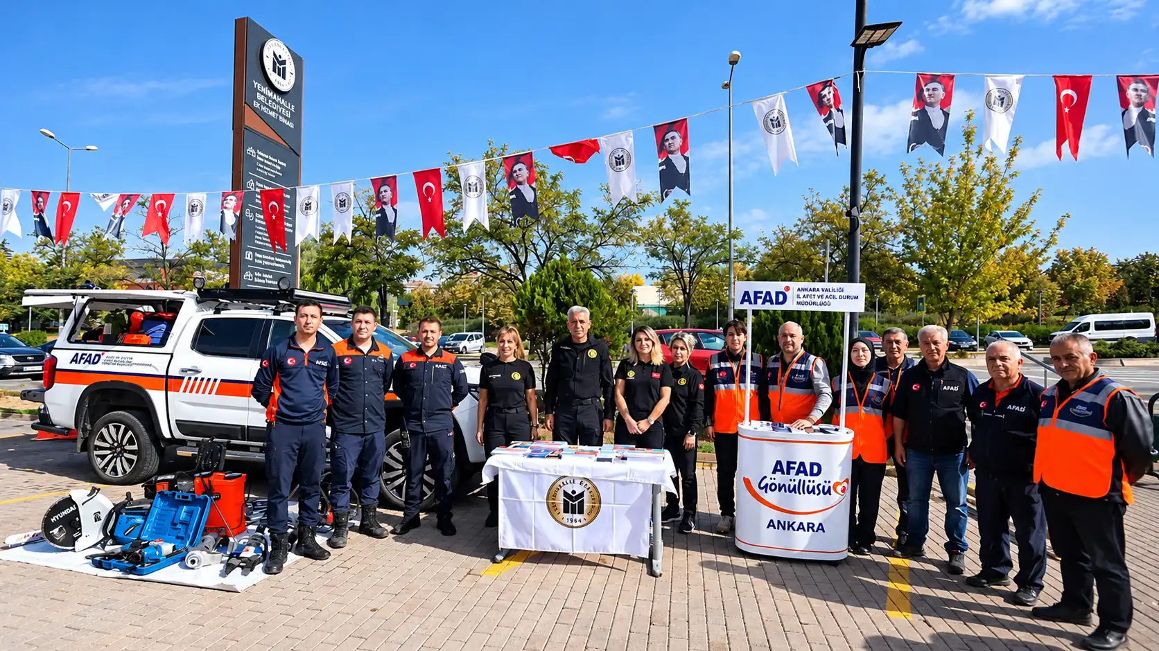 Afetlere karşı hazırlık için Yenimahalle’de bilgilendirme programı