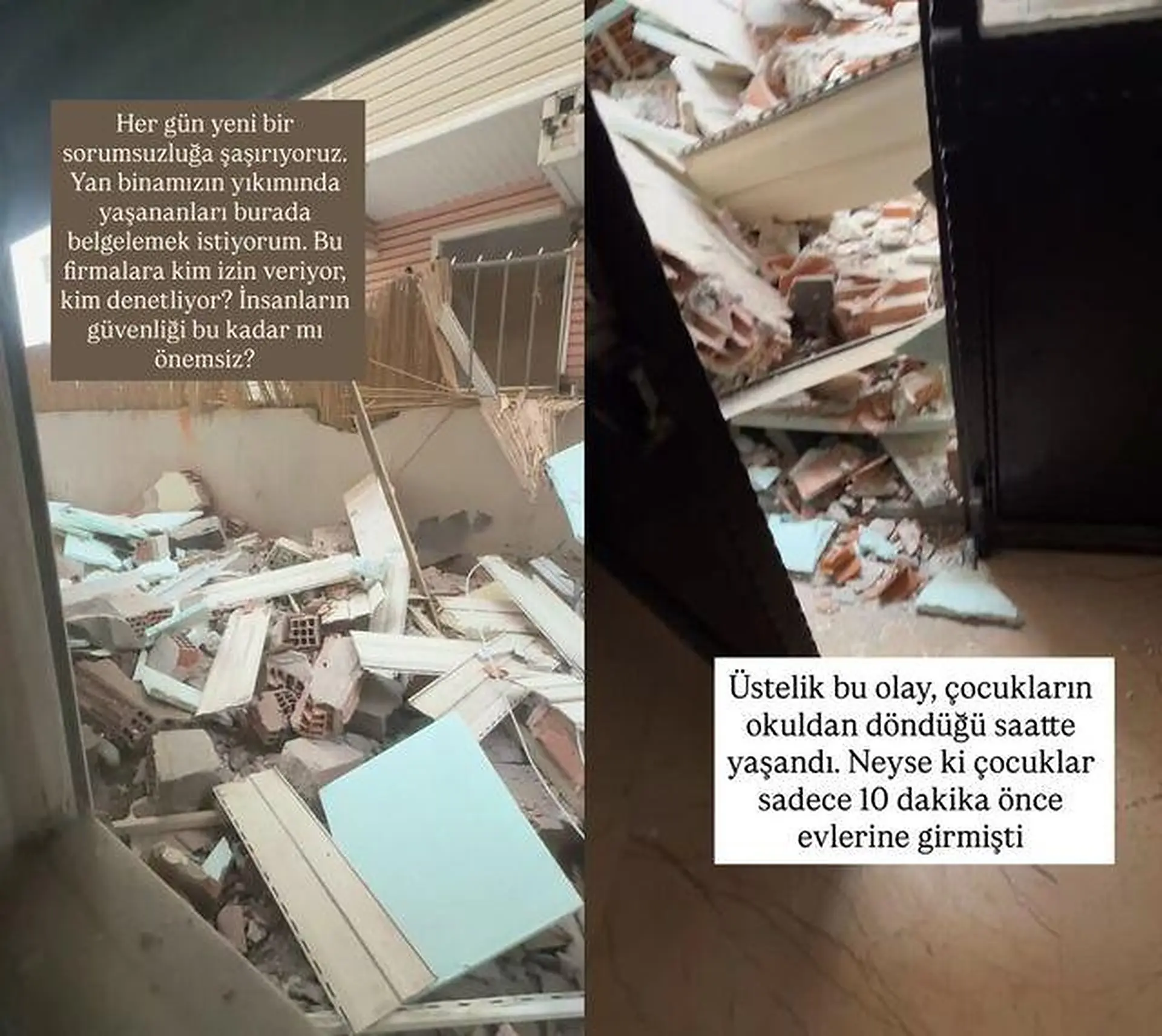 Alina Boz’un Annesi Olga Boz’dan Yıkım Tepkisi “İnsan Güvenliği Bu Kadar Mı Önemsiz” (3)