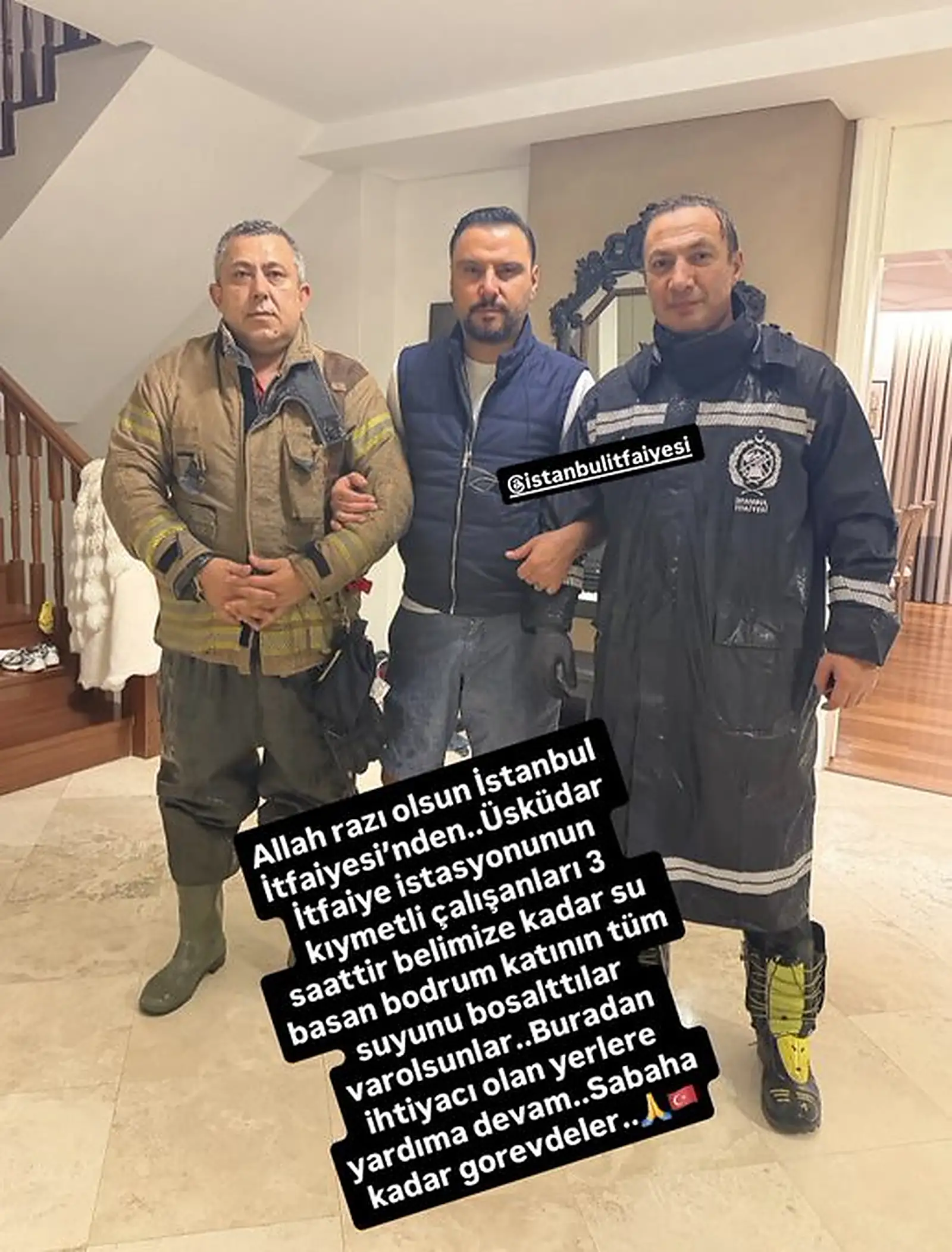 Alişan'ın Evini Su Bastı, Bodrumdaki Su Üç Saatte Tahliye Edildi (1)