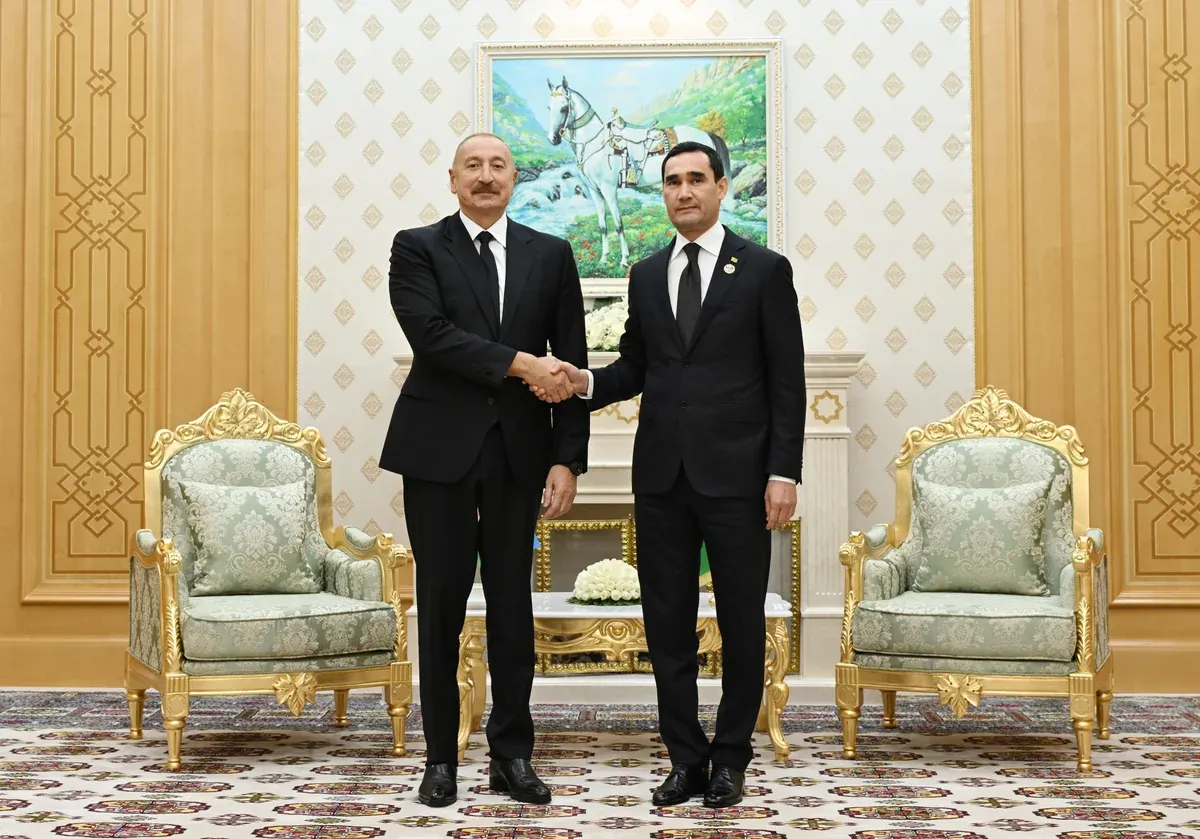 Aliyev Ile Berdimuhamedov’dan Türkmenbaşı’nda Kritik Görüşme3