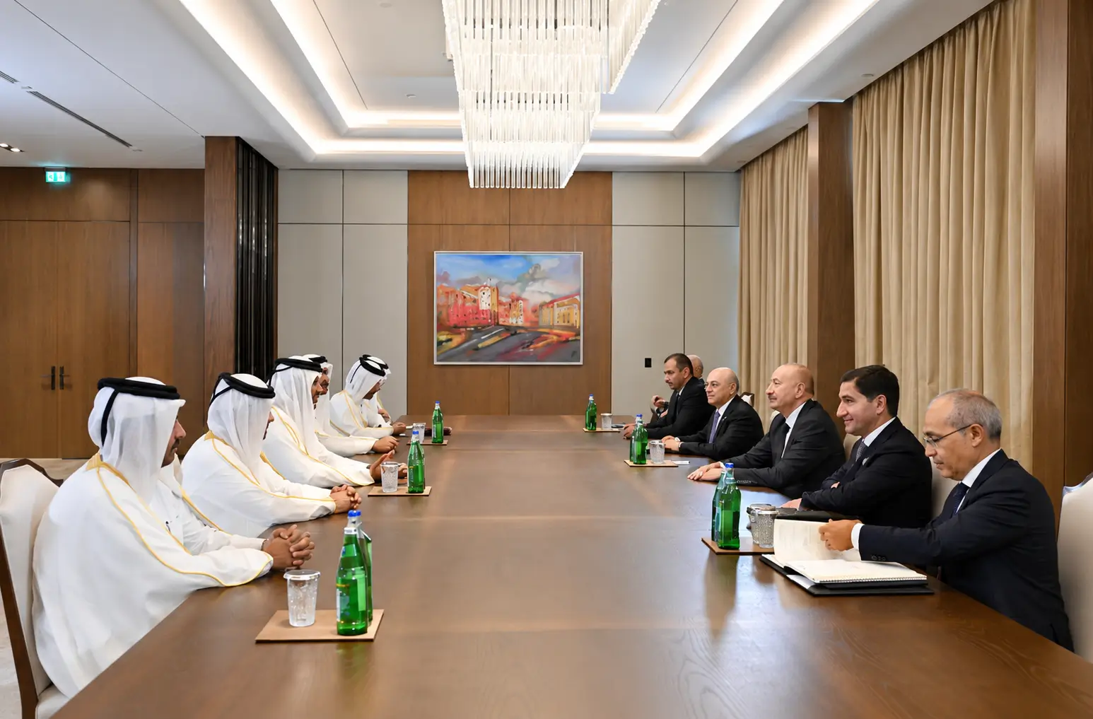 Aliyev Ve Katar Emiri Bakü'de Ikili Ilişkileri Ve Cica'yı Görüştü