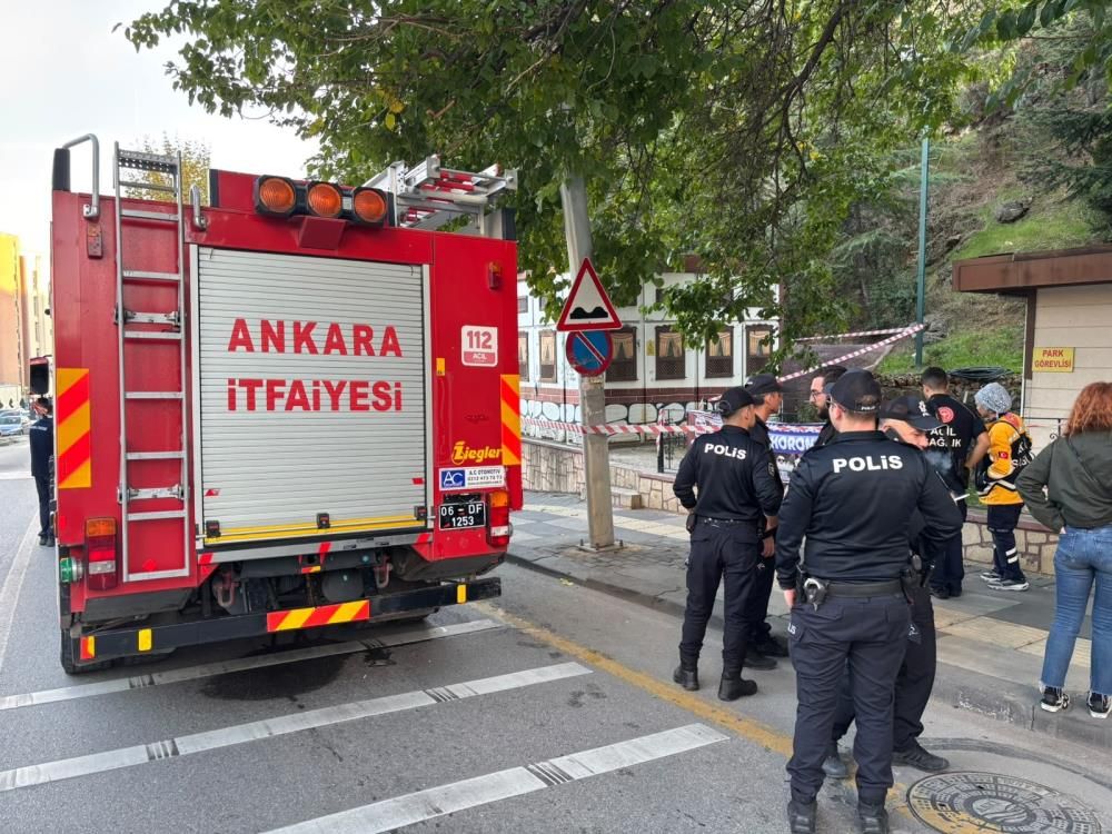 Ankara'da Elektrik Trafosuna Giren Şahsın Öldüğü Dumanlar Çıkınca Fark Edildi