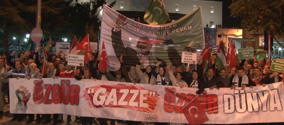 Ankara'da Filistin'e Destek Yürüyüşü Düzenlendi-1