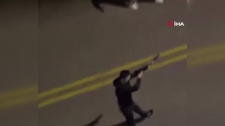 Ankara'da Pompalı Silahlı Kavga O Anlar Kameraya Yansıdı