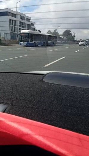 Ankara’da Seyir Halindeki Ego Otobüsünün Lastikleri Çıktı