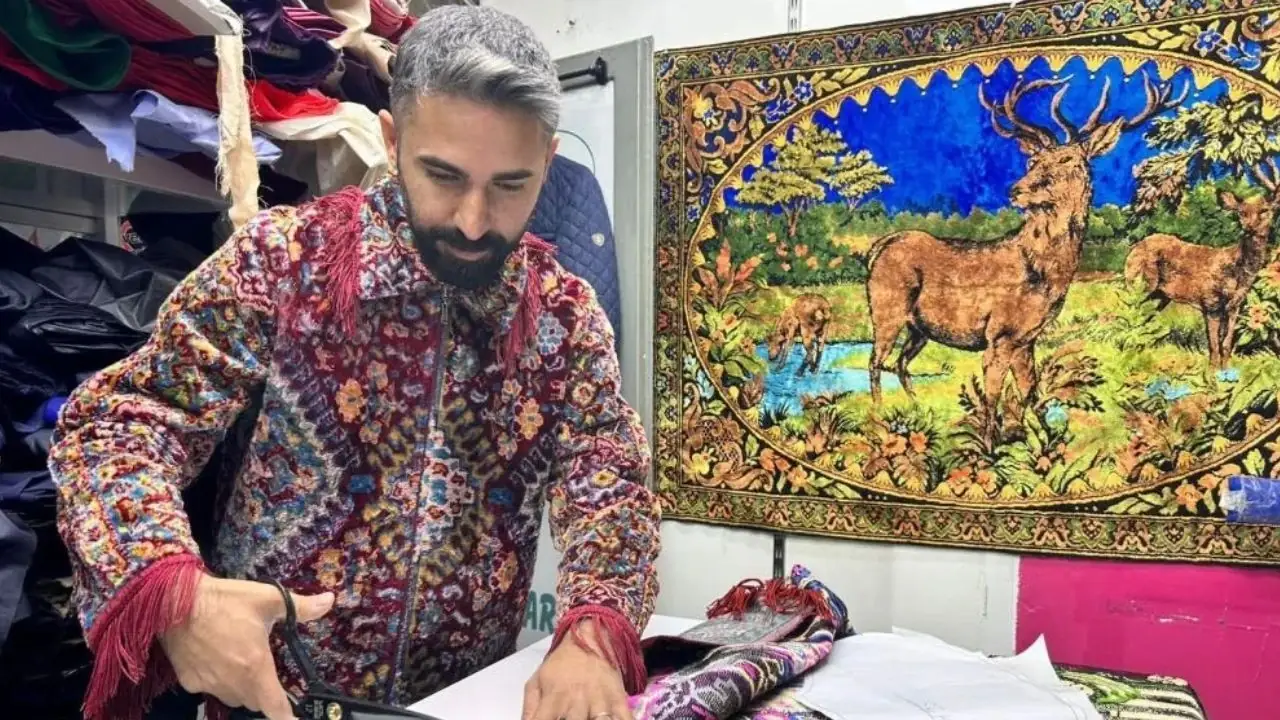 Ankara’da Sıra Dışı Tasarım! Duvar Halıları Ceket Ve Kaban Oluyor (1)