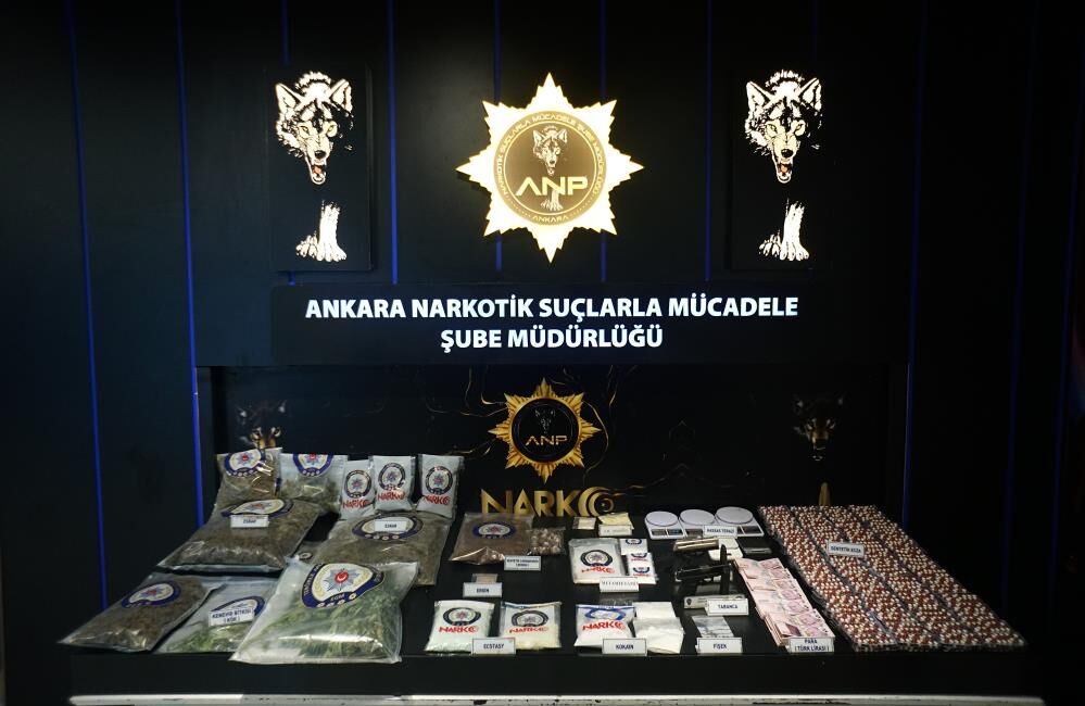 Ankara’da Uyuşturucu Operasyonlarında 95 Şüpheli Gözaltına Alındı