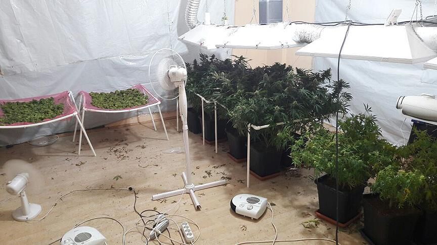 Antalya'da Evini Uyuşturucu Serasına Çevirdi Jandarma Baskın Yaptı (2)