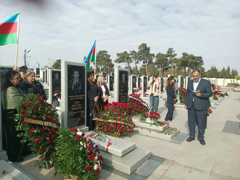 Azad Humbatov Şehadetinin 6. Yılında Azerbaycan'da Törenle Anıldı 2