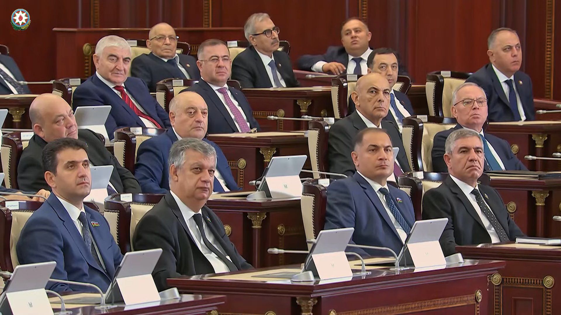 Azerbaycan Milli Meclisi Genel Kurul Salonu Milletvekilleri