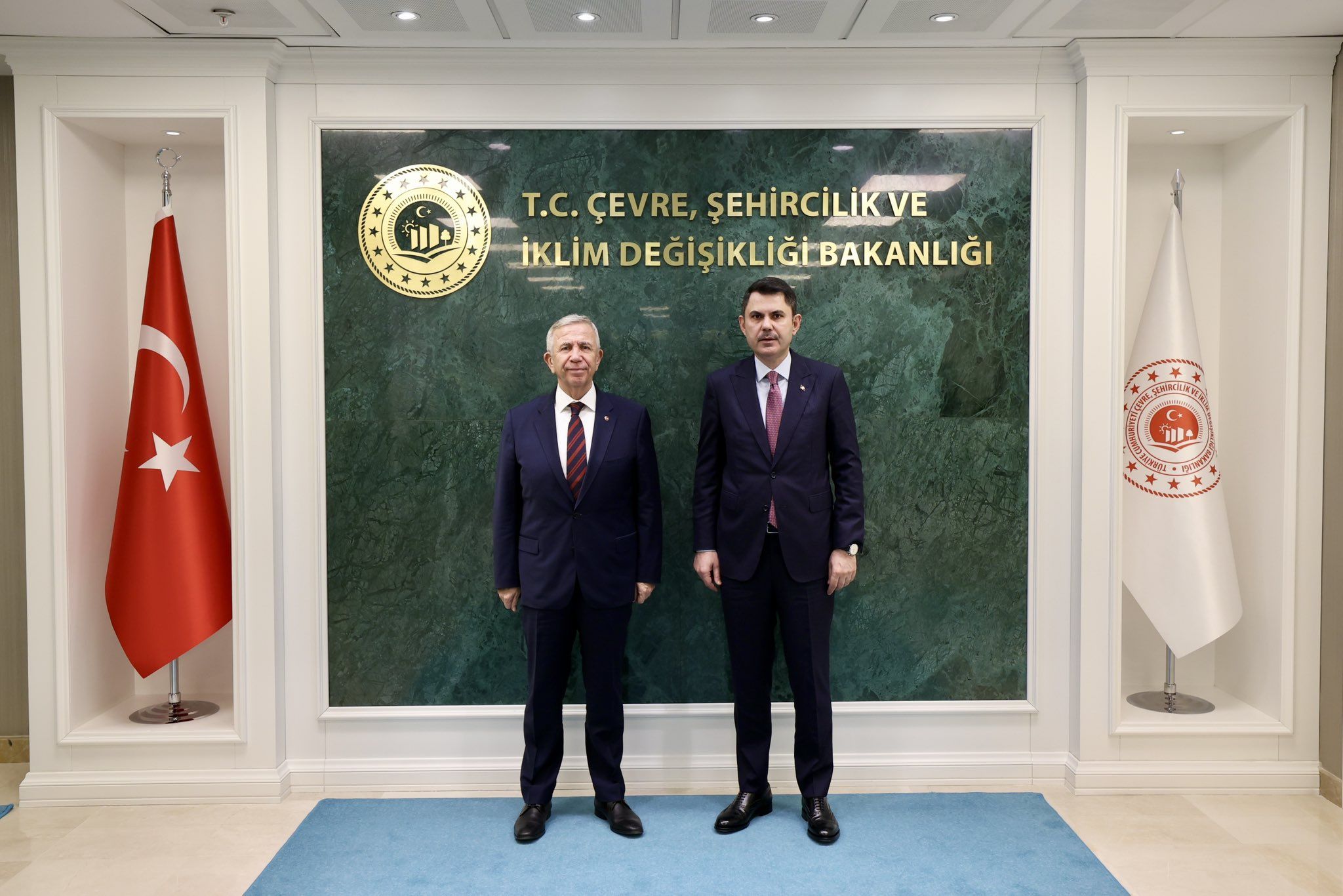 Bakan Kurum Ve Abb Başkanı Yavaş Bir Araya Geldi Gündem Ankara
