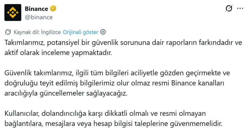 Bi̇nance Açiklama