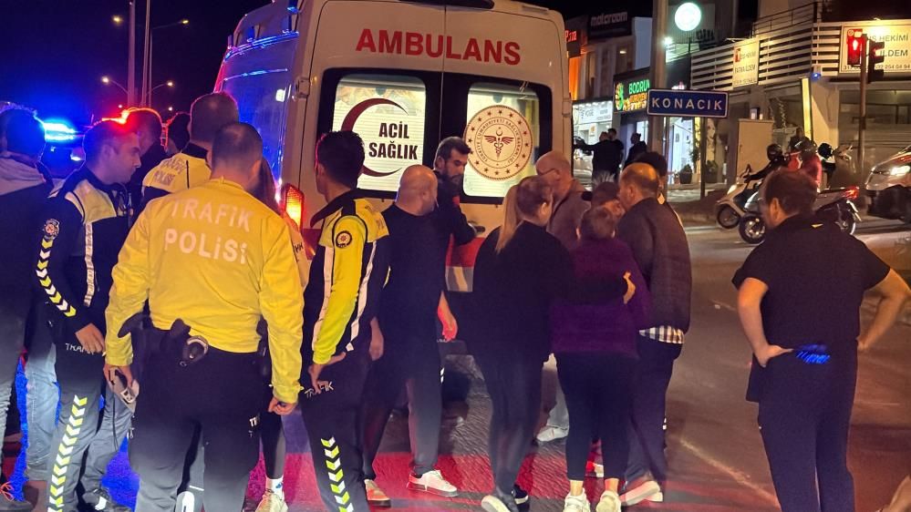 Bodrum’da Motosikletin Çarptığı Yaya