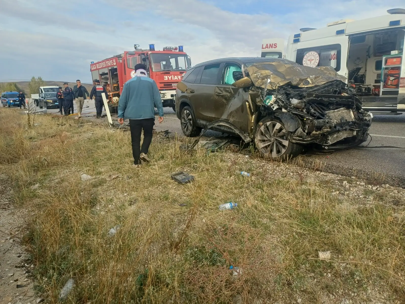 Çorum Alaca'da Feci Kaza Otomobil Ile Cip Çarpıştı, 4 Ölü