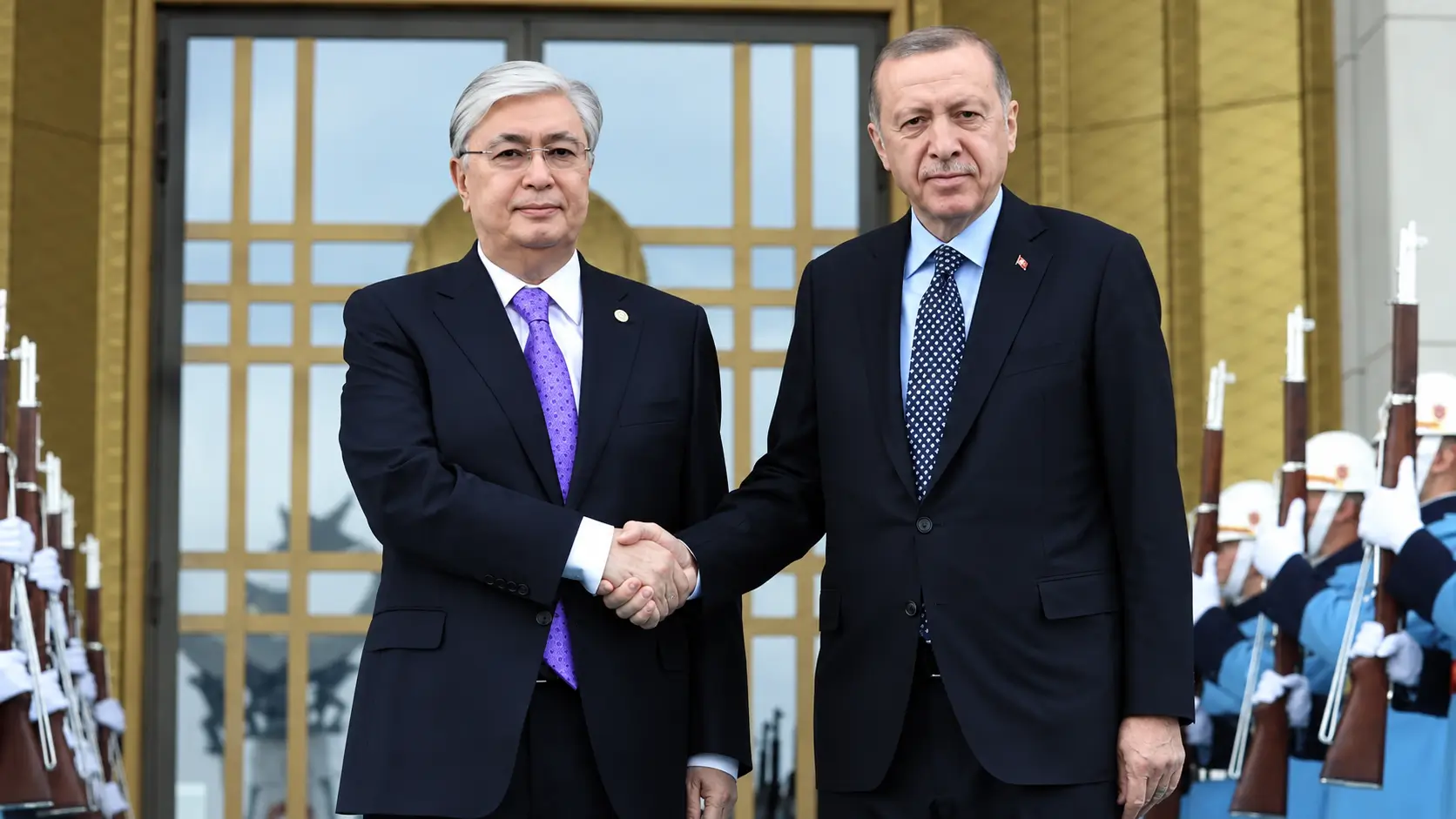 Cumhurbaşkanı Erdoğan Ve Tokayev Külliye’de Buluşt2