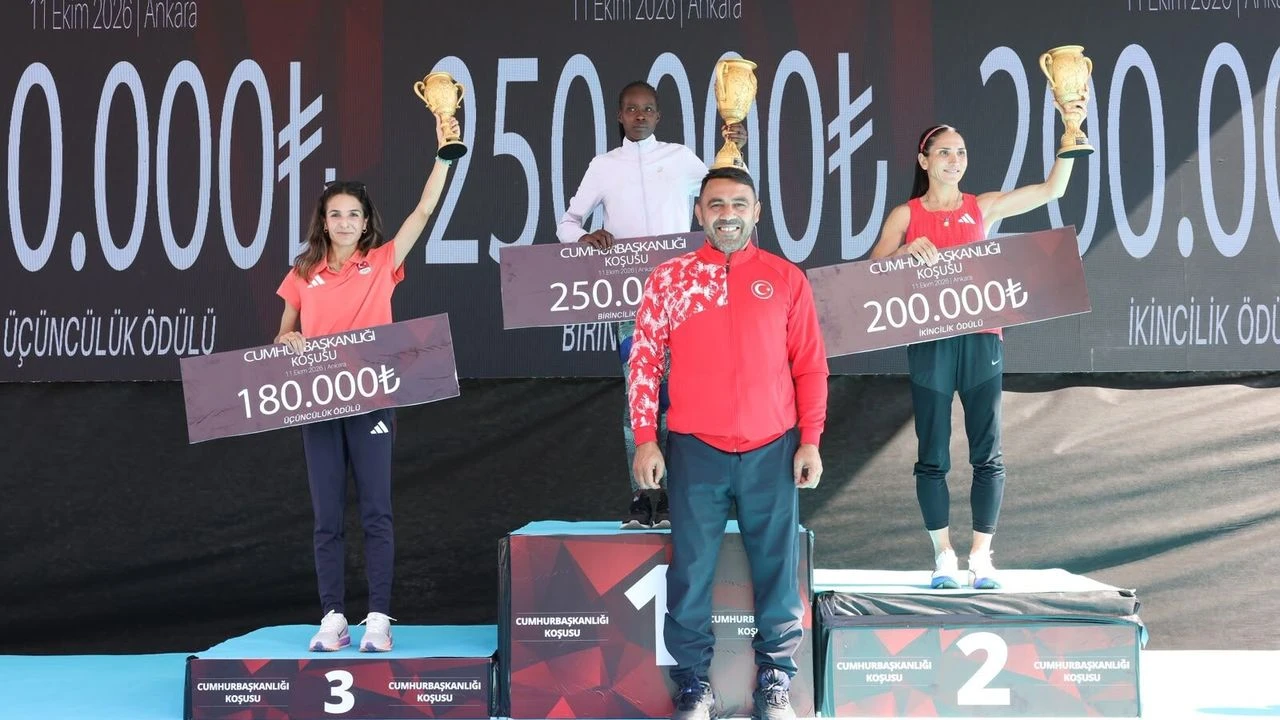 Cumhurbaşkanlığı Yarı Maratonu Ankara'da 4 Bin Sporcuyu Buluşturdu (1)