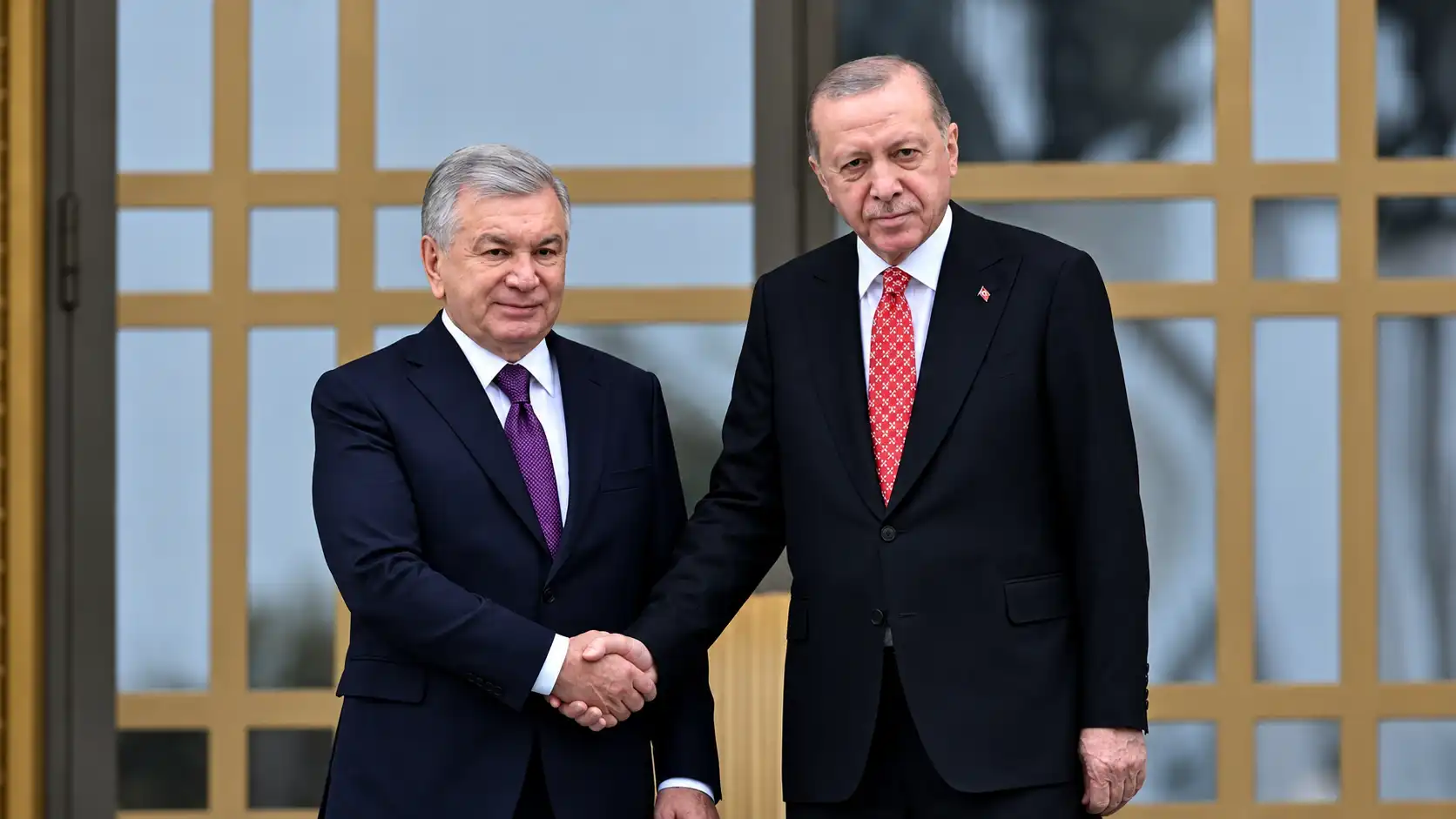 Cumhurbaşkanı, Özbek mevkidaşıyla Külliye’de görüştü