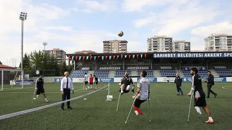 Dünya Şampiyonu Ampute Milli Takımı Hazırlıklarını Gaziantep'te Sürdürüyor (1)