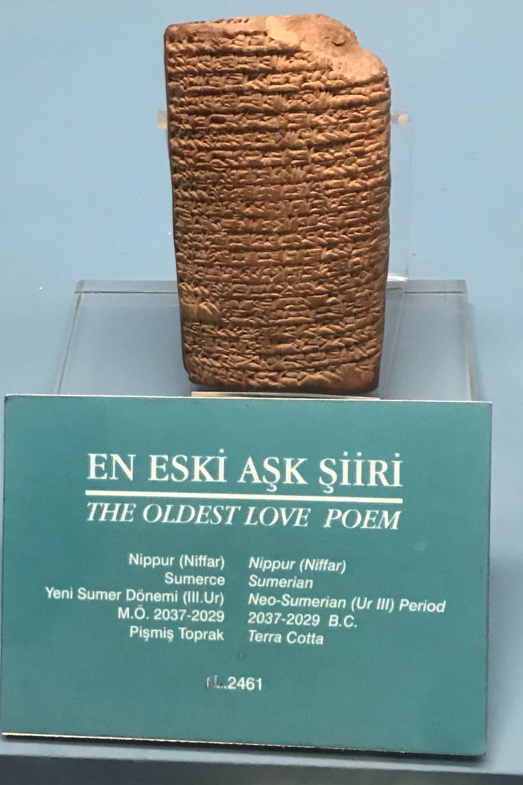 Dünyanın En Eski Aşk Şiiri İstanbul’da 4 Bin Yıllık Tablette Ne Yazıyor (2)