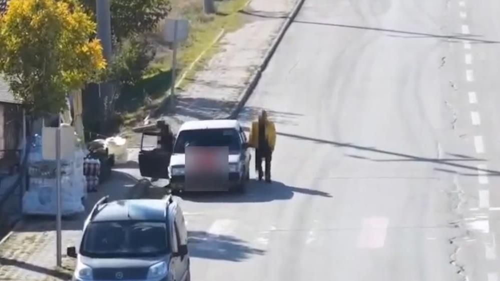Ehliyetsiz Sürücünün Planını Dron Bozdu
