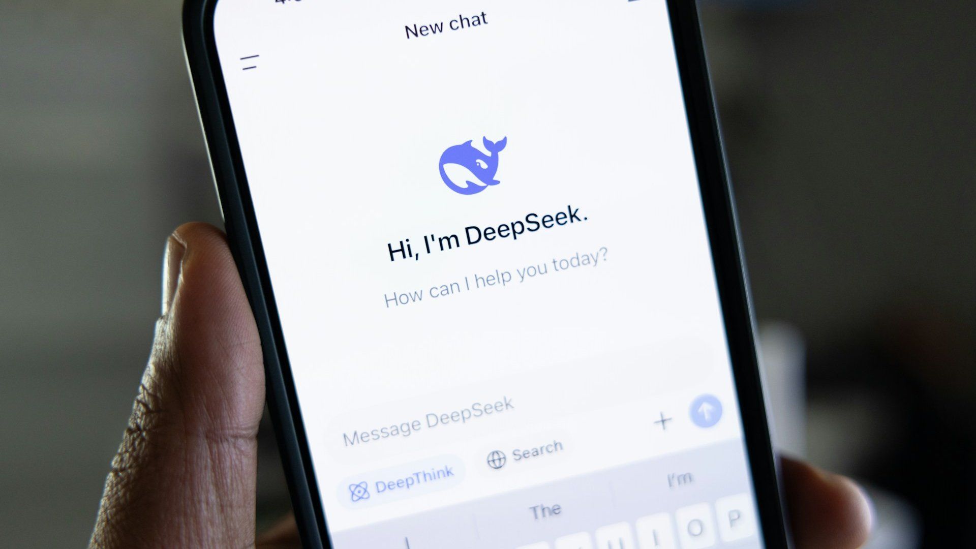 Elde Telefonda Deepseek Uygulamasi Ekrani