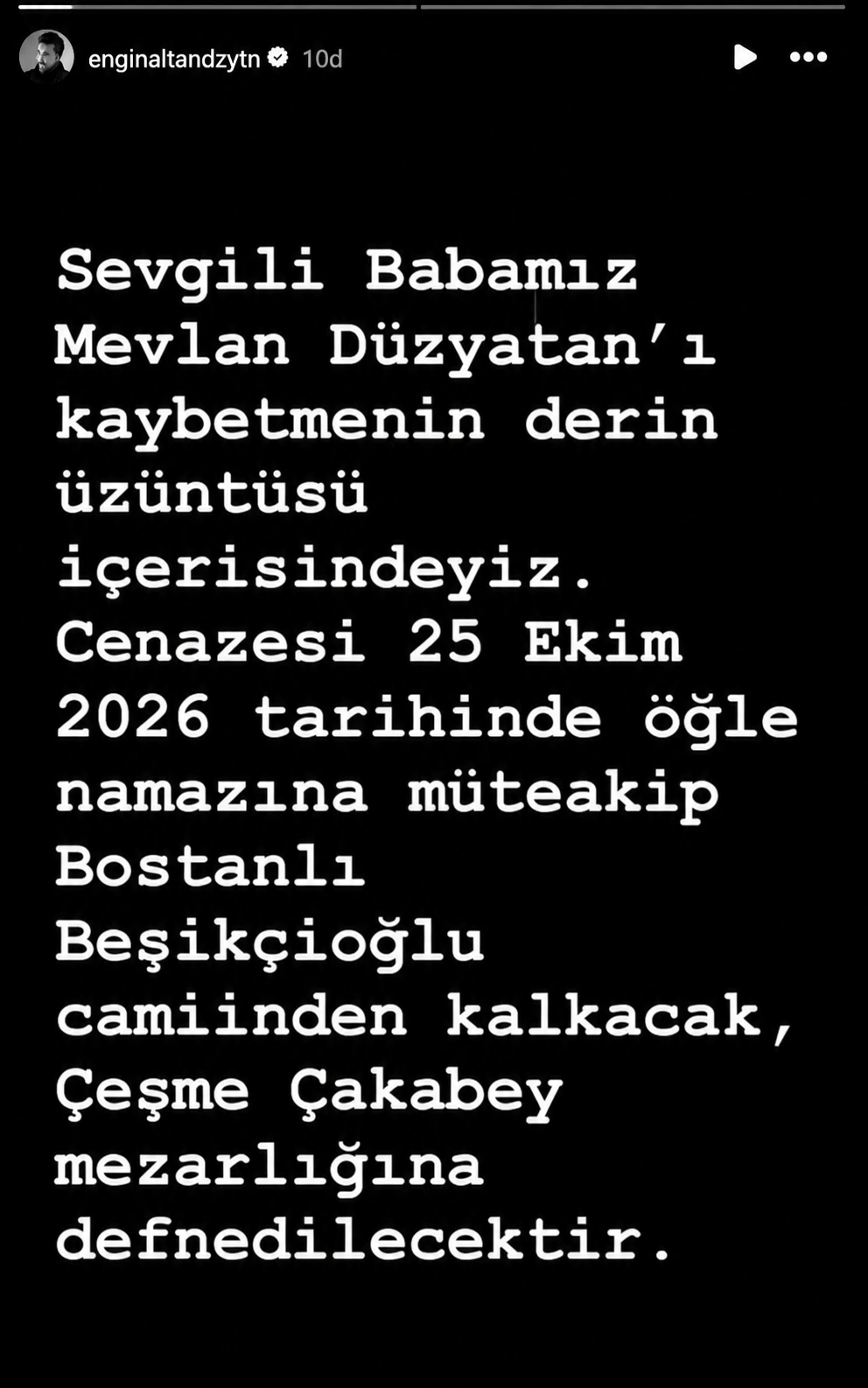 Engin Altan Düzyatan’ın Babası Mevlan Düzyatan Hayatını Kaybetti (1)